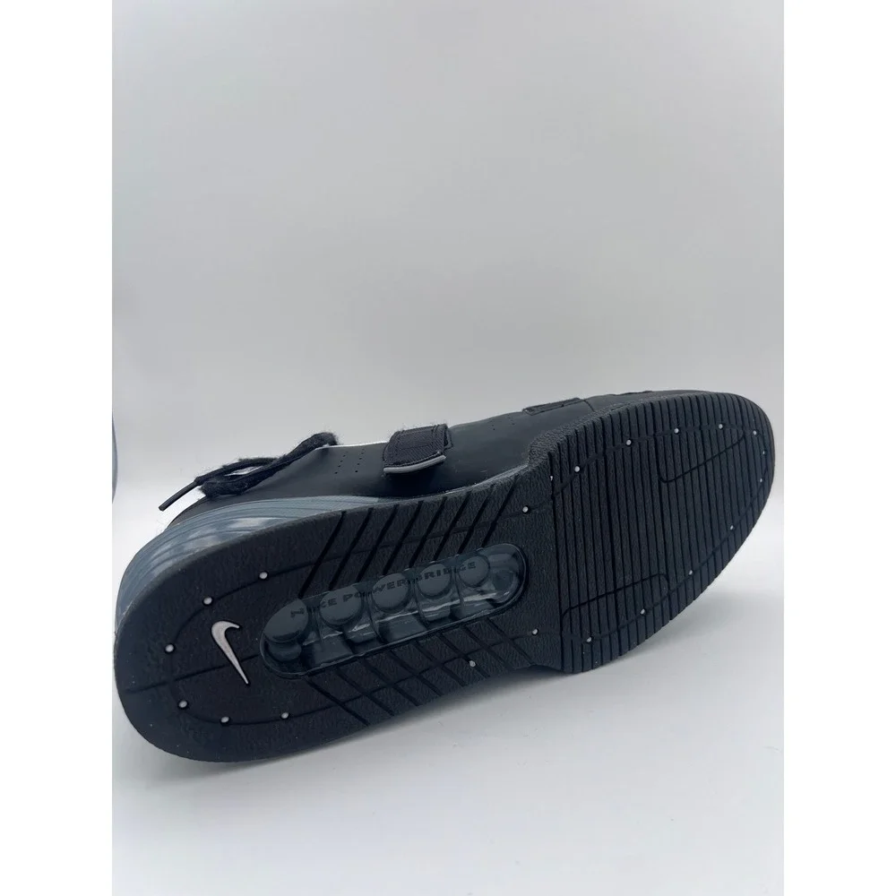 Nike Romaleos 2 Powerlifting‎ Shoes Black Silver 476927-010 Mens Size 13